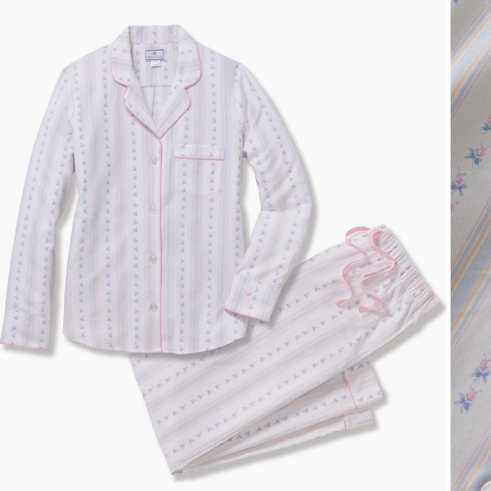 BRAND NEW Petite Plume - White with Pink Accents / spring set!